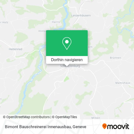 Bimont Bauschreinerei Innenausbau Karte