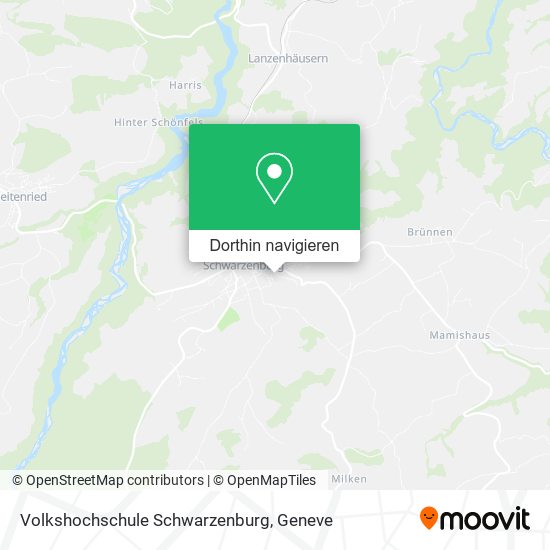 Volkshochschule Schwarzenburg Karte