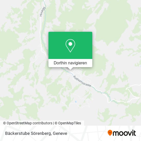 Bäckerstube Sörenberg Karte