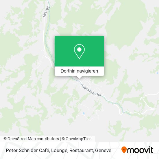 Peter Schnider Café, Lounge, Restaurant Karte