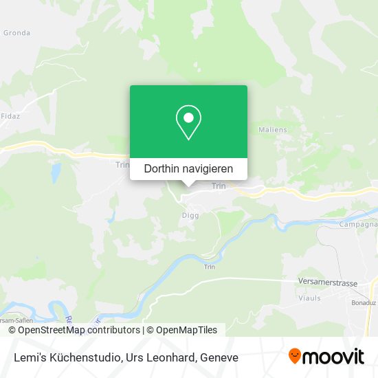 Lemi's Küchenstudio, Urs Leonhard Karte
