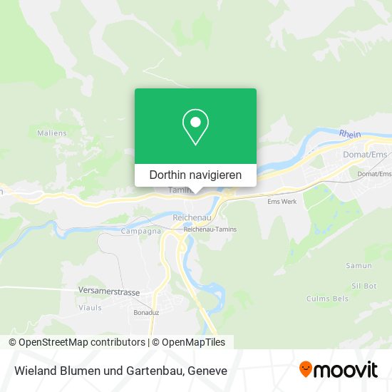 Wieland Blumen und Gartenbau Karte