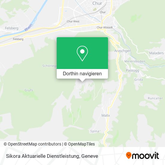 Sikora Aktuarielle Dienstleistung Karte