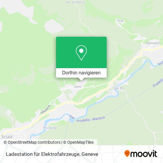 Ladestation für Elektrofahrzeuge Karte