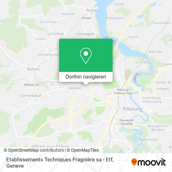 Etablissements Techniques Fragnière sa - Etf Karte