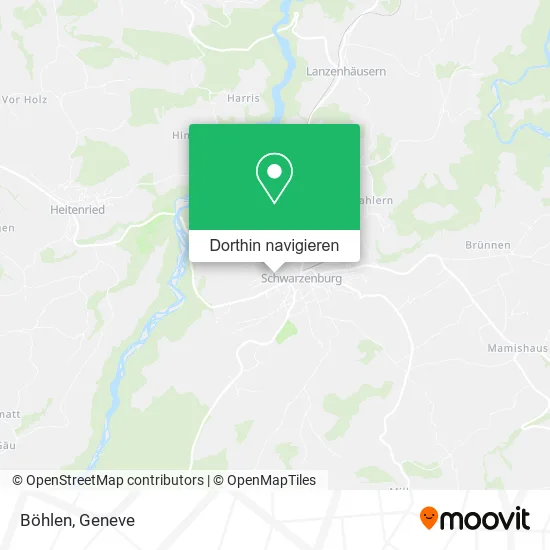 Böhlen Karte