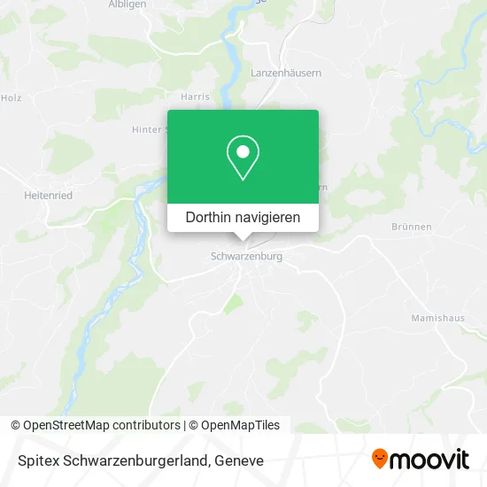 Spitex Schwarzenburgerland Karte
