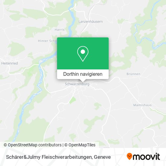 Schärer&Julmy Fleischverarbeitungen Karte