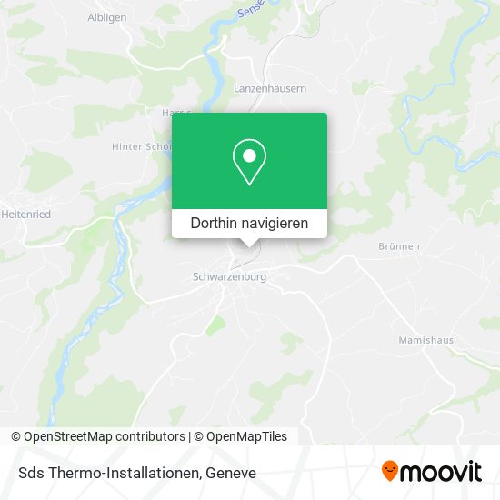 Sds Thermo-Installationen Karte