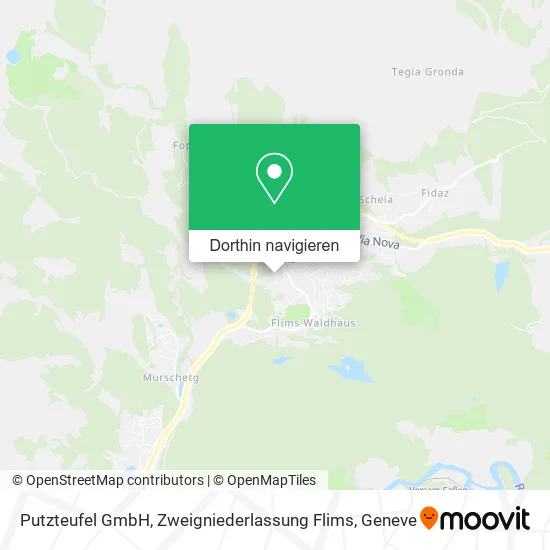 Putzteufel GmbH, Zweigniederlassung Flims Karte