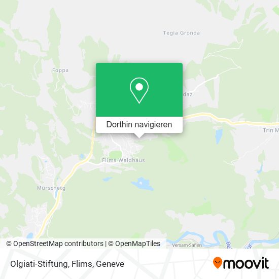 Olgiati-Stiftung, Flims Karte