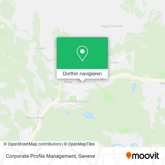 Corporate Profile Management Karte