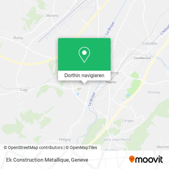 Ek Construction Métallique Karte