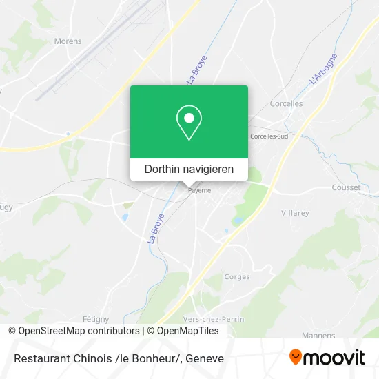 Restaurant Chinois /le Bonheur/ Karte
