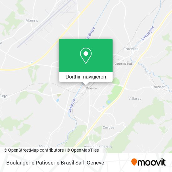 Boulangerie Pâtisserie Brasil Sàrl Karte
