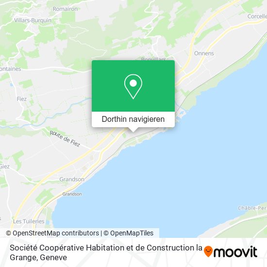 Société Coopérative Habitation et de Construction la Grange Karte