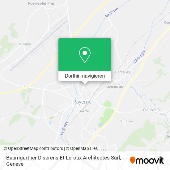 Baumgartner Diserens Et Leroux Architectes Sàrl Karte