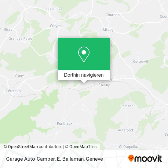 Garage Auto-Camper, E. Ballaman Karte