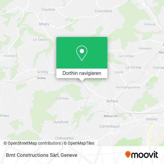 Bmt Constructions Sàrl Karte