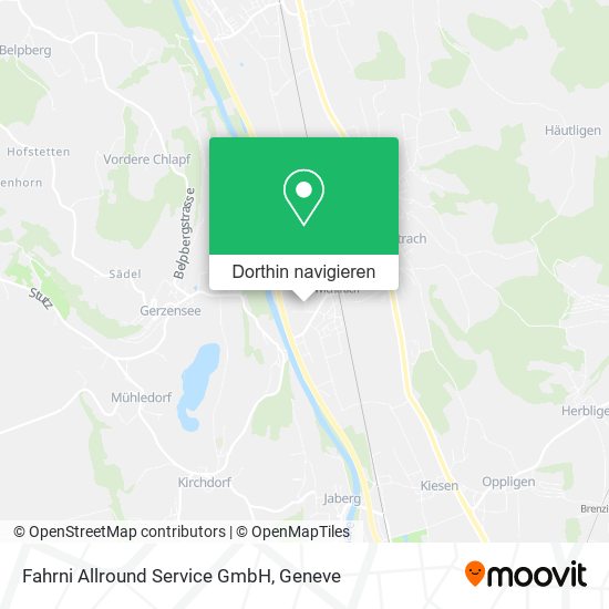 Fahrni Allround Service GmbH Karte