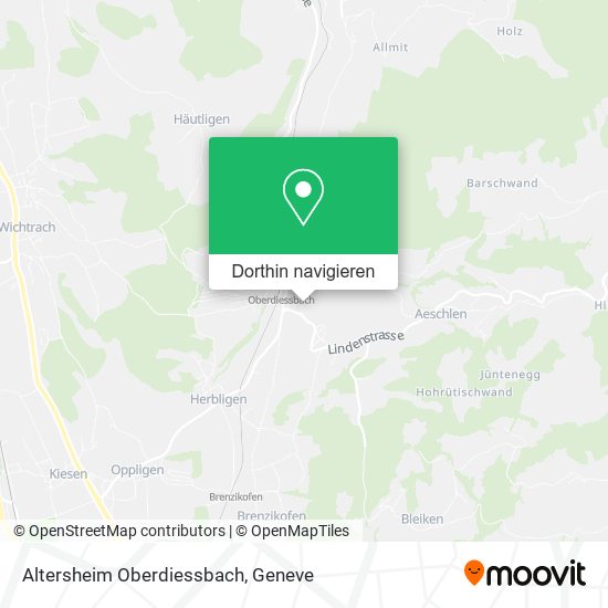 Altersheim Oberdiessbach Karte