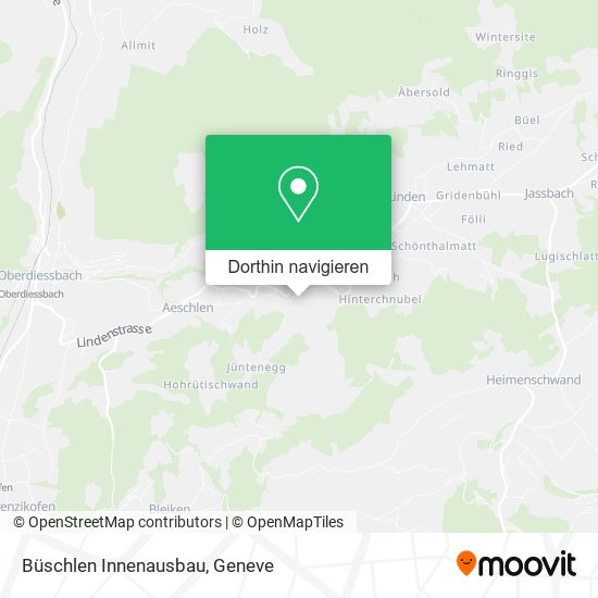 Büschlen Innenausbau Karte