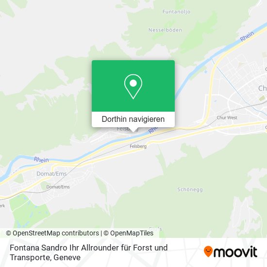 Fontana Sandro Ihr Allrounder für Forst und Transporte Karte