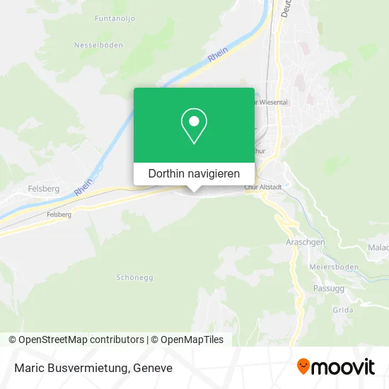 Maric Busvermietung Karte