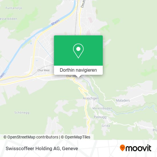 Swisscoffeer Holding AG Karte