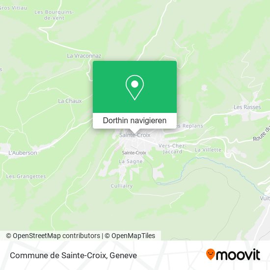 Commune de Sainte-Croix Karte