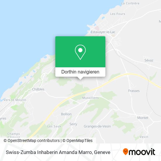 Swiss-Zumba Inhaberin Amanda Marro Karte