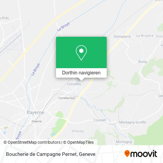 Boucherie de Campagne Pernet Karte