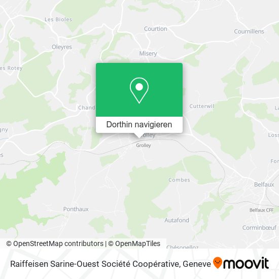 Raiffeisen Sarine-Ouest Société Coopérative Karte