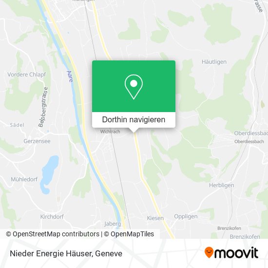 Nieder Energie Häuser Karte