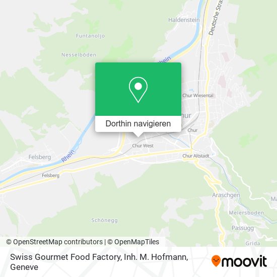 Swiss Gourmet Food Factory, Inh. M. Hofmann Karte