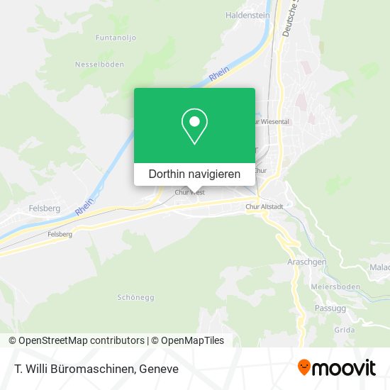 T. Willi Büromaschinen Karte
