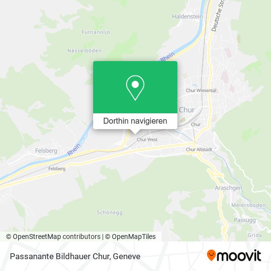 Passanante Bildhauer Chur Karte