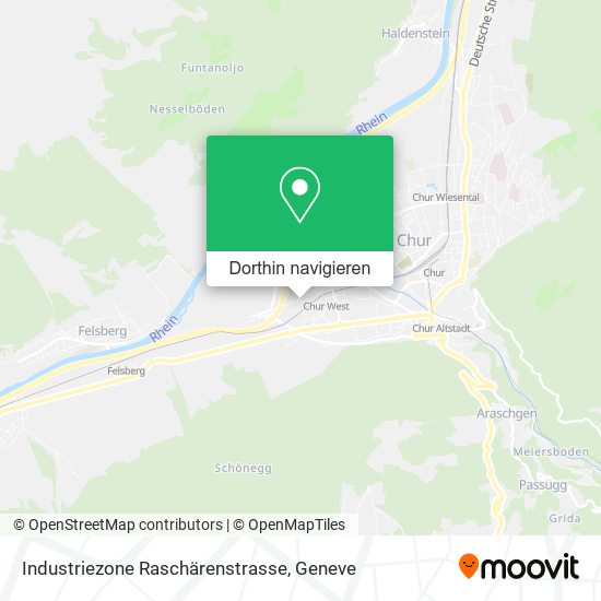 Industriezone Raschärenstrasse Karte