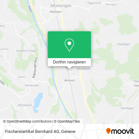Fischereiartikel Bernhard AG Karte