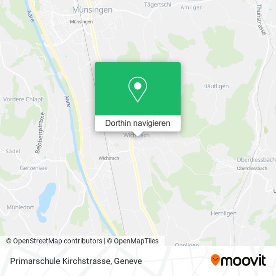 Primarschule Kirchstrasse Karte
