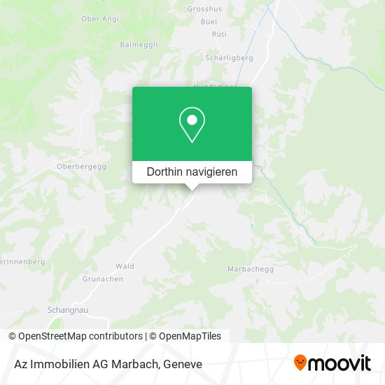 Az Immobilien AG Marbach Karte