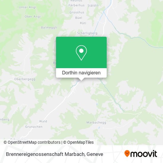 Brennereigenossenschaft Marbach Karte