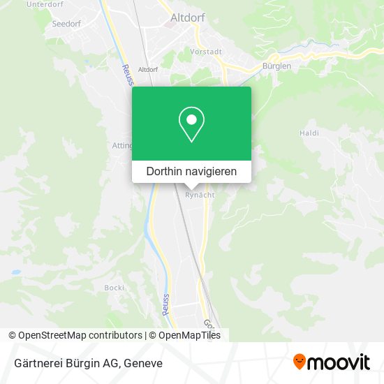 Gärtnerei Bürgin AG Karte