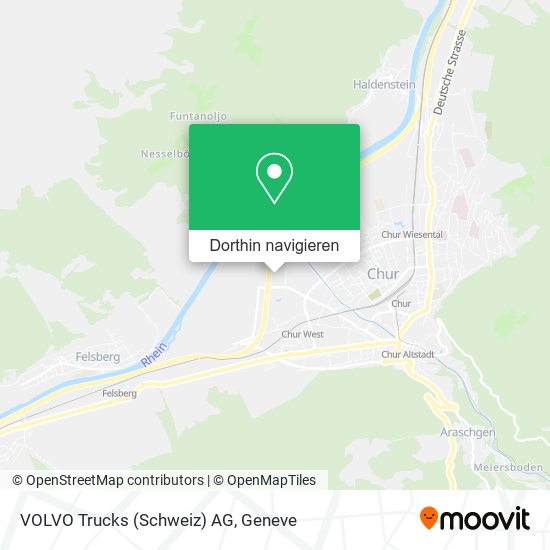 VOLVO Trucks (Schweiz) AG Karte