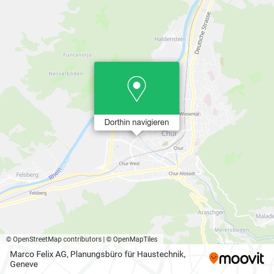 Marco Felix AG, Planungsbüro für Haustechnik Karte