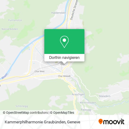 Kammerphilharmonie Graubünden Karte