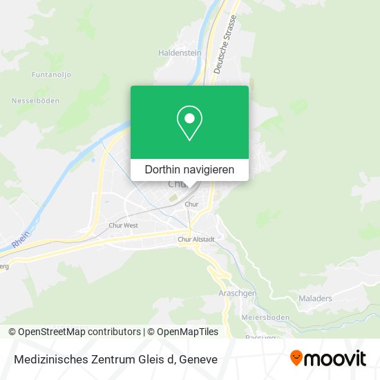 Medizinisches Zentrum Gleis d Karte