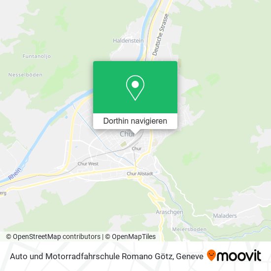 Auto und Motorradfahrschule Romano Götz Karte