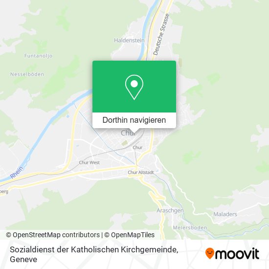 Sozialdienst der Katholischen Kirchgemeinde Karte