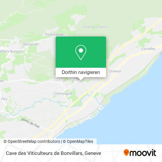 Cave des Viticulteurs de Bonvillars Karte